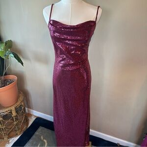 bebe Sparkling maxi Dress